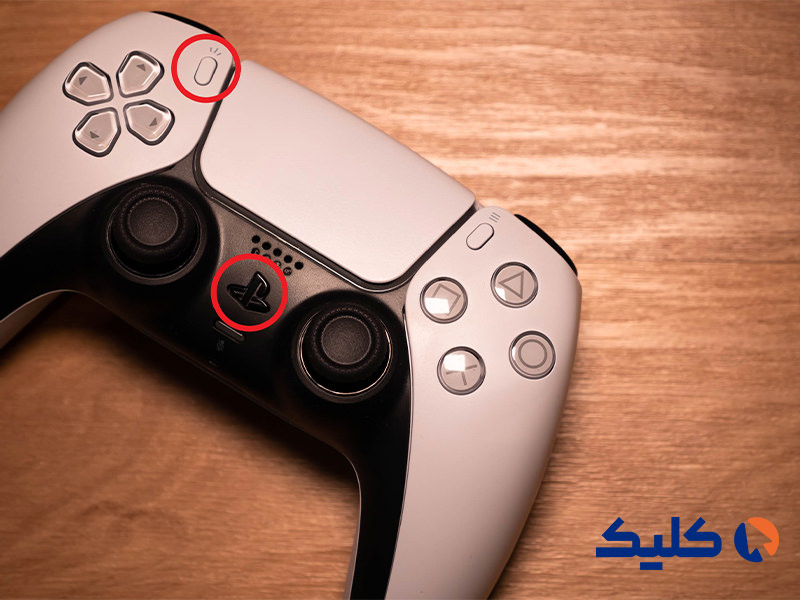 اتصال کنترلر PS5 با بلوتوث